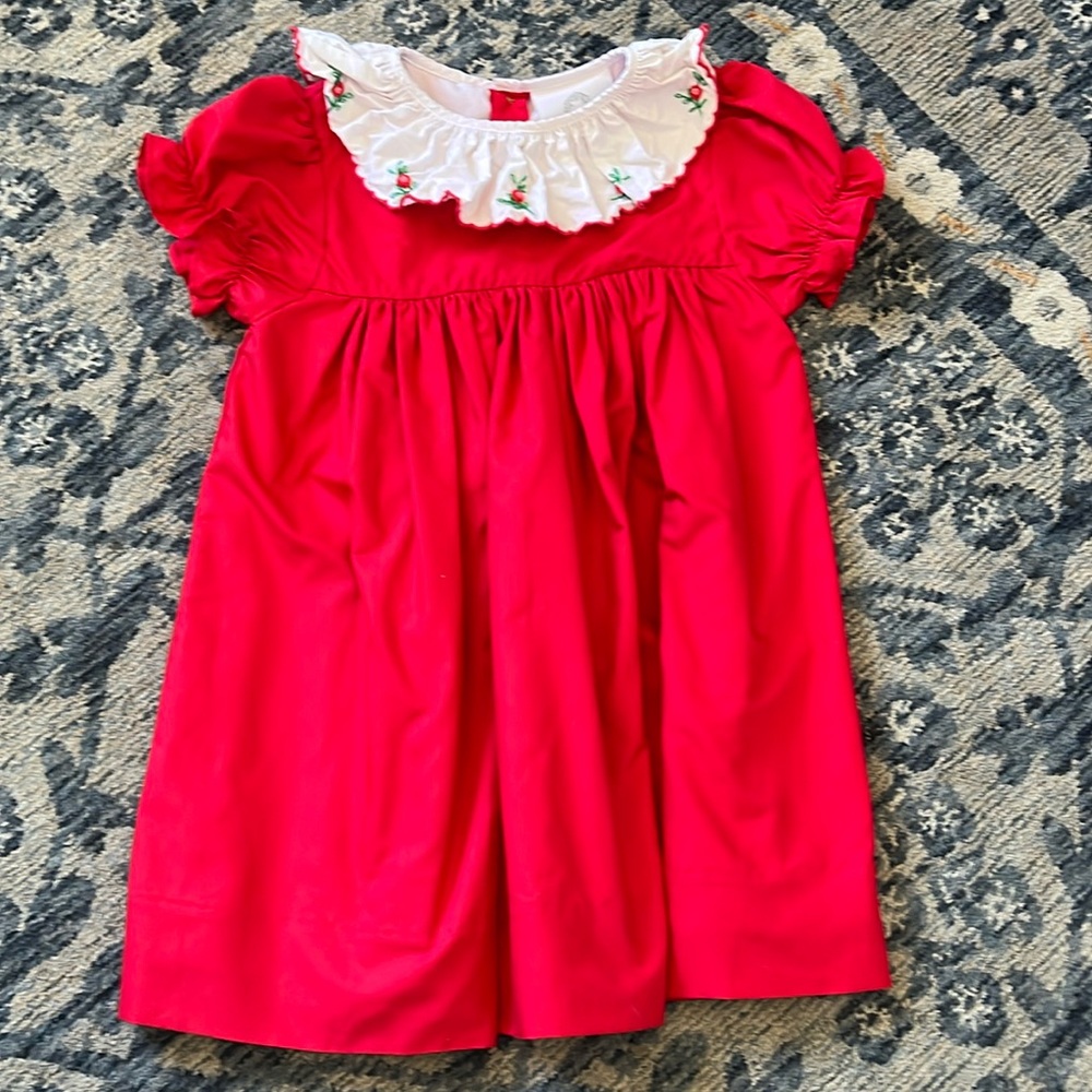 The Proper Peony 3T red rose dress